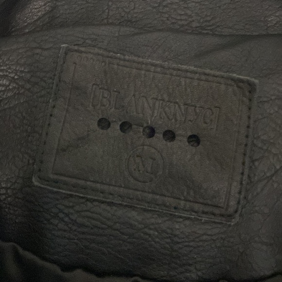BlankNYC Embroidered Faux Leather Jacket - Picture 4 of 15